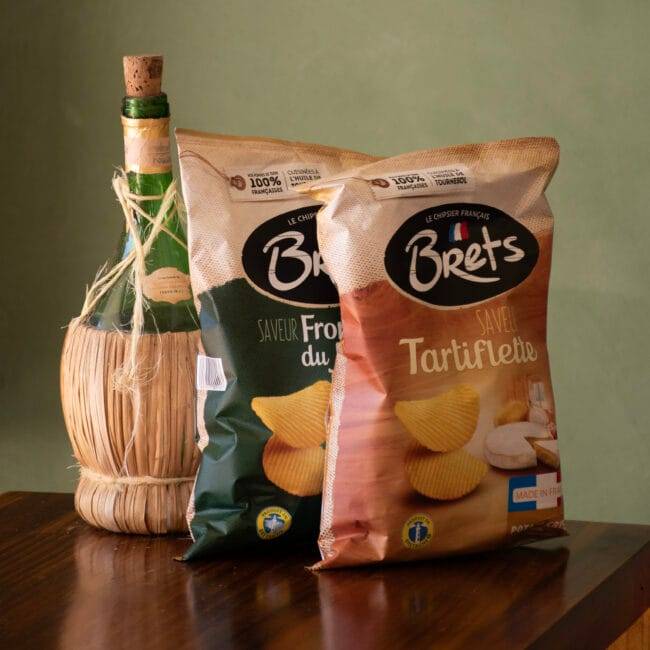 Brets brand potato chips as part of the retail selection at Bottega Deli.