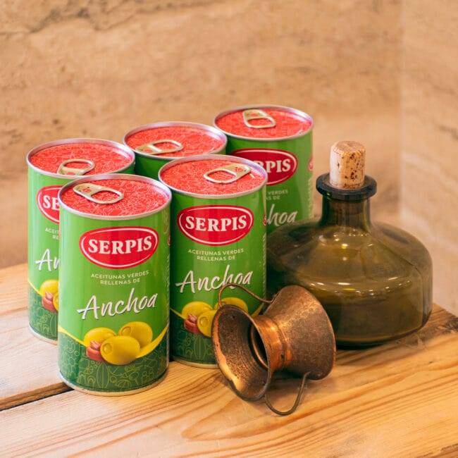 Serpis Olives as part of the retail selection at Bottega Deli